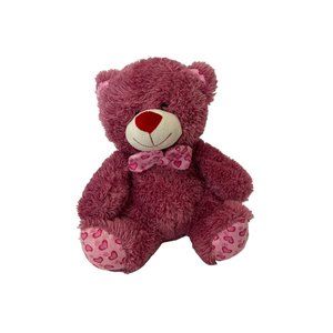 Best Made Toys Pink Heart Feet Ears Teddy Bear Plush 11" Stuffed Animal Toy
